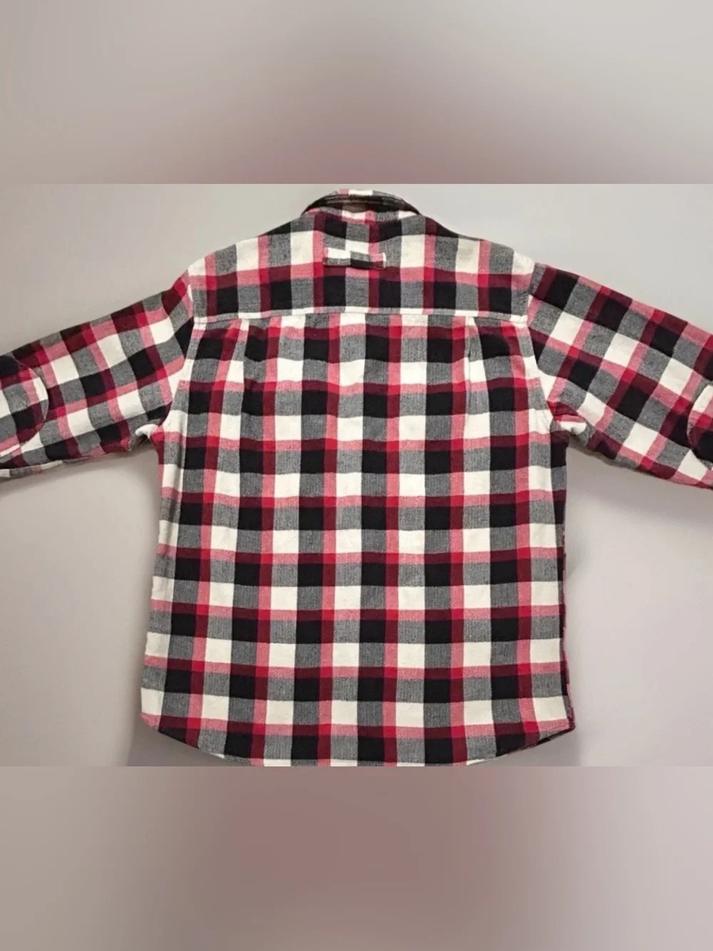 VTG Woolrich Men’s Classic Flannel Buffalo Plaid 100% Cotton Shirt L - Picture 7 of 11